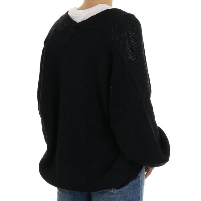CARDIGAN OVERSIZE SCOLLO A V VICOLO - Mad Fashion | img vers.650x/